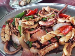 爆炒鱿鱼-炳哥美食