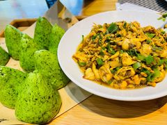 芥菜窝窝头炒海鲜-真味海鲜坊