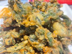 炸花椒芽儿-华盛园卷子王农家菜水库鱼