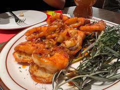 西班牙蒜香油爆虾-ZAFFERANO西班牙海鲜饭(上海首店)