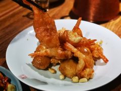 梨球果仁虾-小吊梨汤·北京菜·烤鸭(鸟巢店)