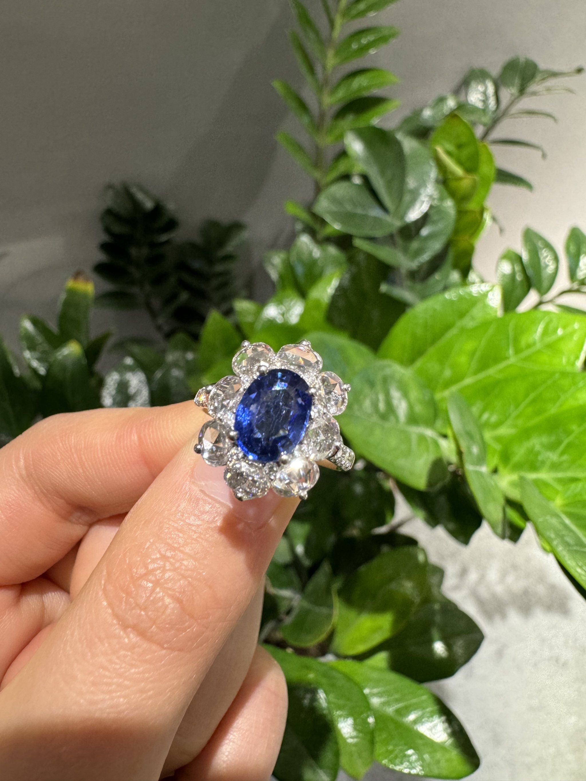 打工人也可以日常佩戴的蓝宝石戒指