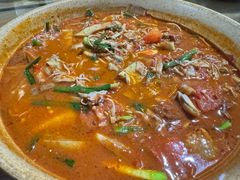 芭蕉花煮腌肉-曹苏黄牛汤锅(傣苑店)