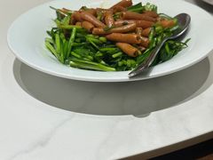 韭菜炒海肠-新海渔港·胶东海鲜家常菜·家宴(奥体中心店)