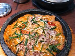 泡菜煎饼-神仙雪浓汤(明洞店)