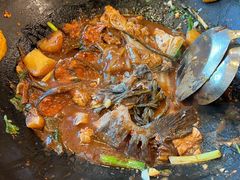 玉米面贴饼-江湖水乡铁锅炖魚(周庄嘉园店)