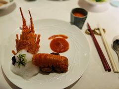 宫爆龙虾仔配虾脑蒸蛋-西郊5号·Maggie 5