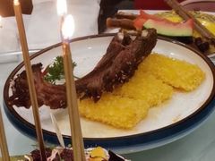 又干又柴的呼伦贝尔烤羊排-西北人家莜面村(建设店)