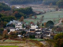 炊烟袅袅-塔川景区