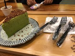 抹茶千层抹茶栗子千层-無邪日式甜品(华润五彩城购物中心店)