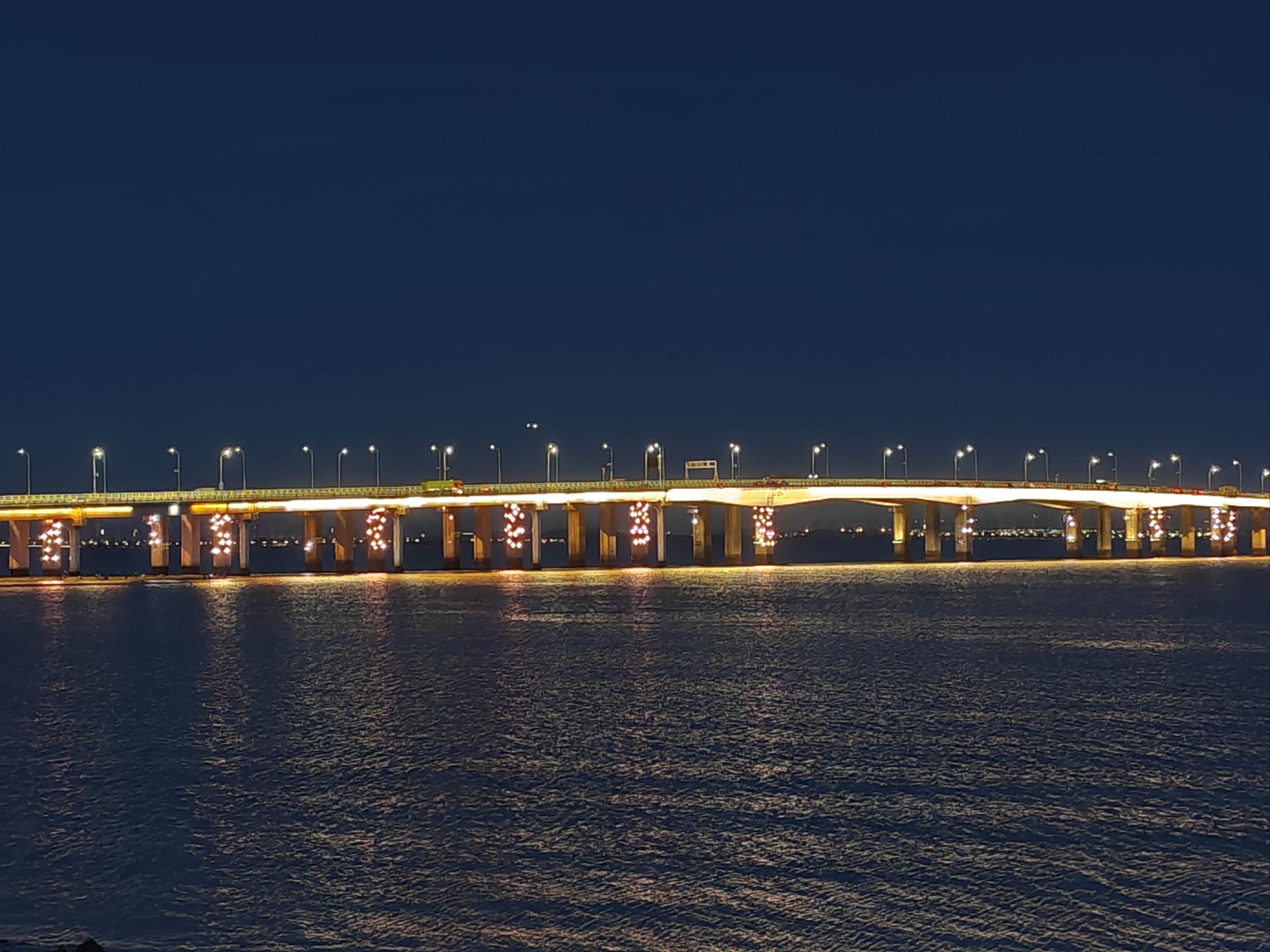 大海夜景真实图片