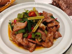 辣椒炒肉-月坛宾馆-聚仙楼餐厅