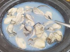韭菜煲蚝-霞海鸭仔饭店(海滨大道北店)