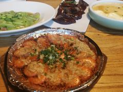 蒜蓉铁板烤虾-热度餐厅(老佛爷店)