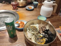 -明洞阿姨·韩式酱蟹烤肉·创意料理(三元桥店)