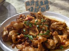 豆豉蒸脆肉鲩-淘米捞·米汤脆鲩鱼火锅(福田皇岗店)