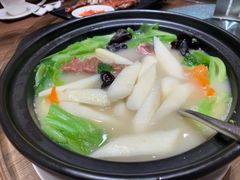 芥菜淮山咸骨煲-广州天河合景福朋喜来登酒店 · 聚味轩中餐厅