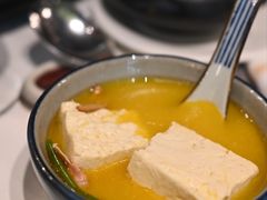 鸡油菌黄汤豆腐煲-泓0871臻选云南菜·味庄