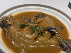 -海派美食·家宴海鲜青岛菜·石锅鲽鱼头(东方城店)