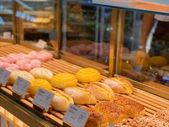 面包甜点陈列柜-木子木水日式烫面包(世界城光谷店)