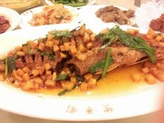 干烧大黄鱼-丰泽园饭店