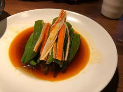 凉拌蟹棒秋葵-胖哥俩肉蟹煲(杭州下沙学林街店)