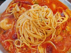 韩式辣海鲜意面-Kpasta韩式意大利面