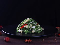 蒜苔烧蚕豆&nbsp;-珍珠餐馆Pearl Chinese Restaurant