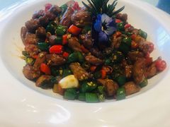 辣椒炒牛肉-安蒂娅.悦景轩中餐厅(西乡店)