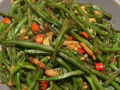 砂窝扁豆丝-鸽子侯·家宴·平价海鲜(市图书馆店)