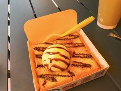香草冰淇淋厚吐司-阿信厚吐司(曾厝垵店)