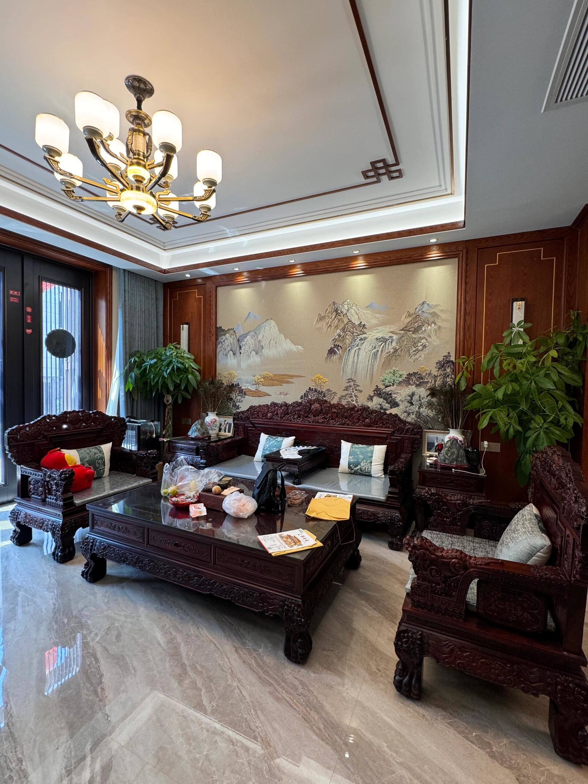 客厅大变身 中式风来袭