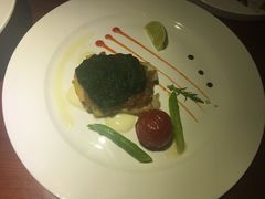 香草洋葱火腿烤银鳕鱼-鹿萤季·营地小馆(皇后公园店)