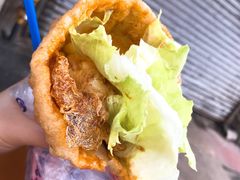 -小红车炸蛋葱油饼