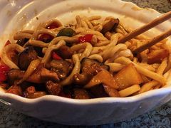 茄子肉丁鸡蛋拌面-文三里屯面馆(三里屯店)