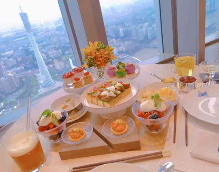 广州瑰丽酒店 · the butterfly room 沁蝶 ·亭-"瑰丽的下午茶景观