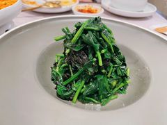 有机菠菜炒紫菜-喜鼎海胆水饺(平安金融中心店)