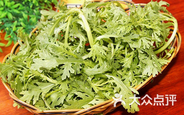 独门冲烤鱼火锅茼蒿图片 - 第8张