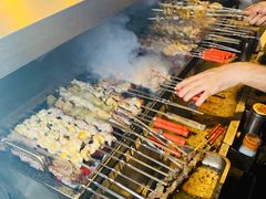 自助取餐区-新疆阿力烧烤