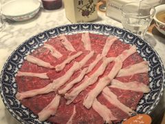 手切羊腹肉-北京老门框爆肚四季涮肉(淮海东路外滩店)