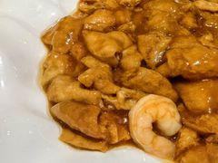 虾仁独面筋-裕德隆清真饭庄·天津特色菜(河东店)