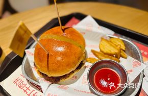 Grilled Cheese Beef Burger