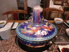景泰蓝铜锅-贰重天冰煮羊自助火锅(东坝店)