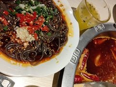 菠菜蕨根粉-蜀留香火锅(西南角店)