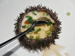海胆蒸蛋-老渔民·北塘海鲜(新港远洋宾馆店)