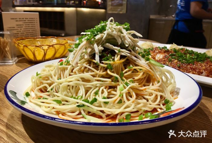 鸡毛店(温江老字号玉林店)鸡丝凉面图片 - 第2张