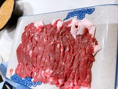 手切苏尼特羊后腿肉-宣武小院涮肉(前门店)