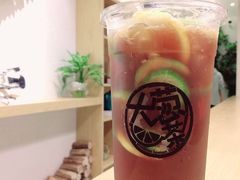 蜜桃柠檬茶-大葱柠檬茶scallionlemontea(中山八路富力店)