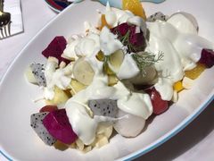 混合鲜果沙拉配香橙酸奶酱-Gray Whale 灰鲸餐厅(北美N1店)