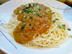 蟹黄鲜虾面-鑫震源·苏式大虾生煎(山塘街店)